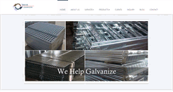 Desktop Screenshot of galvanizers.co.in